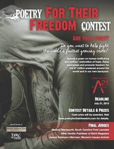 Poetry for Their Freedom contest