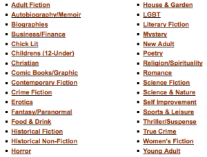 Book Review Genres