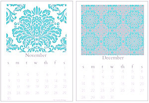 Free printable calendars from the Creativity Exchange