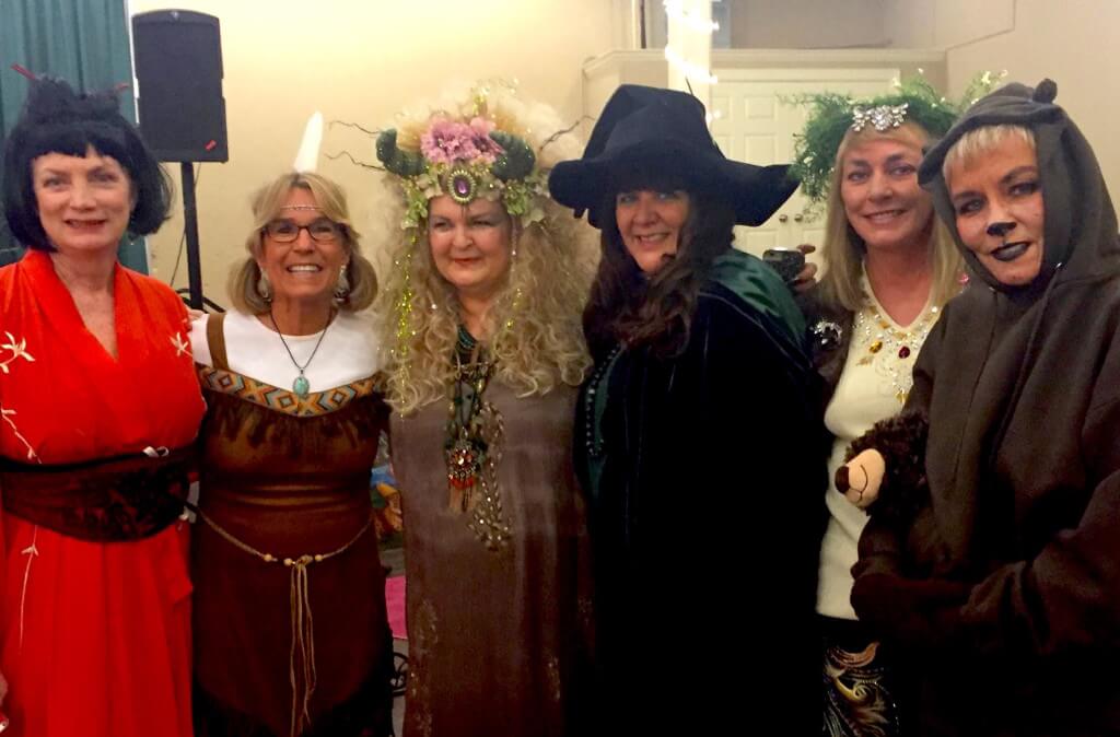 Authors Mary Arno, Pattie Welek Hall, Kathy Murphy (The Pulpwood Queen), Shari Stauch, Kathleen Varn and Brenda McClain at the ball...